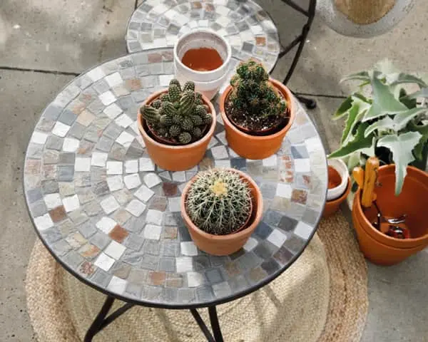 Casa Living Cafébord M. Mosaikfliser 4 Casa Living Cafébord M. Mosaikfliser - Billede 2