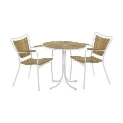 Mandalay Marguerit Cafésæt - 1 Bord Og 2 Stole