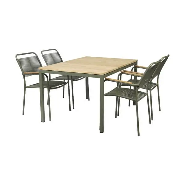 Mandalay Toscana Verona Havemøbelsæt - 1 Bord Og 4 Stole 3 Mandalay Toscana Verona Havemøbelsæt - 1 Bord Og 4 Stole