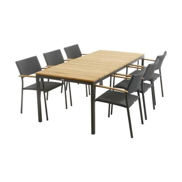 Mandalay Toscana Siena Havemøbelsæt - 1 Bord Og 6 Stole 3 Mandalay Toscana Siena Havemøbelsæt - 1 Bord Og 6 Stole