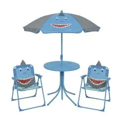 Casa Living Haj Parasolsæt M. Stole - 4 Dele