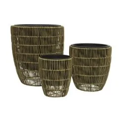 Casa Living Polyflet Krukkesæt - 3 Dele