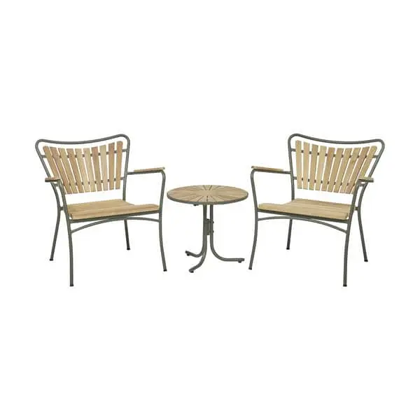 Mandalay Marguerit Loungesæt - 1 Bord Og 2 Stole 3 Mandalay Marguerit Loungesæt - 1 Bord Og 2 Stole