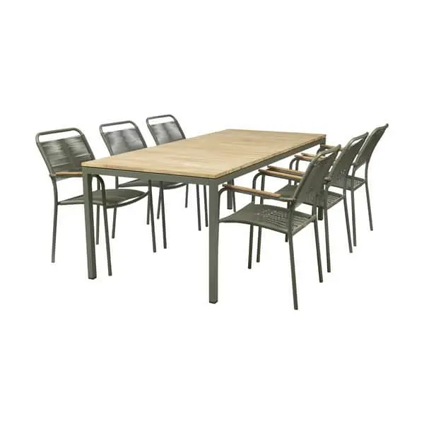 Mandalay Toscana Verona Havemøbelsæt - 1 Bord Og 6 Stole 3 Mandalay Toscana Verona Havemøbelsæt - 1 Bord Og 6 Stole