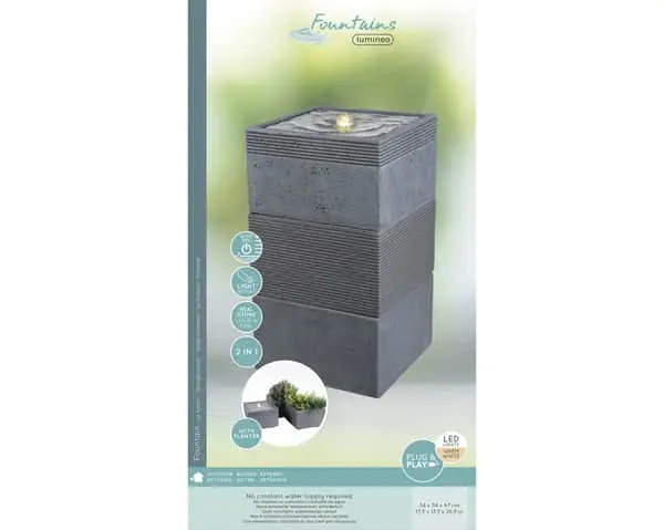 Casa Living Fontæne M. LED Lys 4 Casa Living Fontæne M. LED Lys - Billede 2