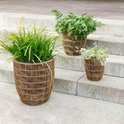 Casa Living Polyflet Krukkesæt - 3 Dele -Havemøbler Butik 3990 b23307ec 27cf 464b b44b 70b389e27578