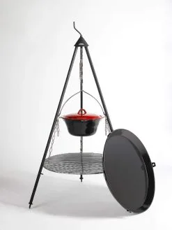 Bon-Fire Bålkøkken Basissæt M. BBQ Pande Og Gryde