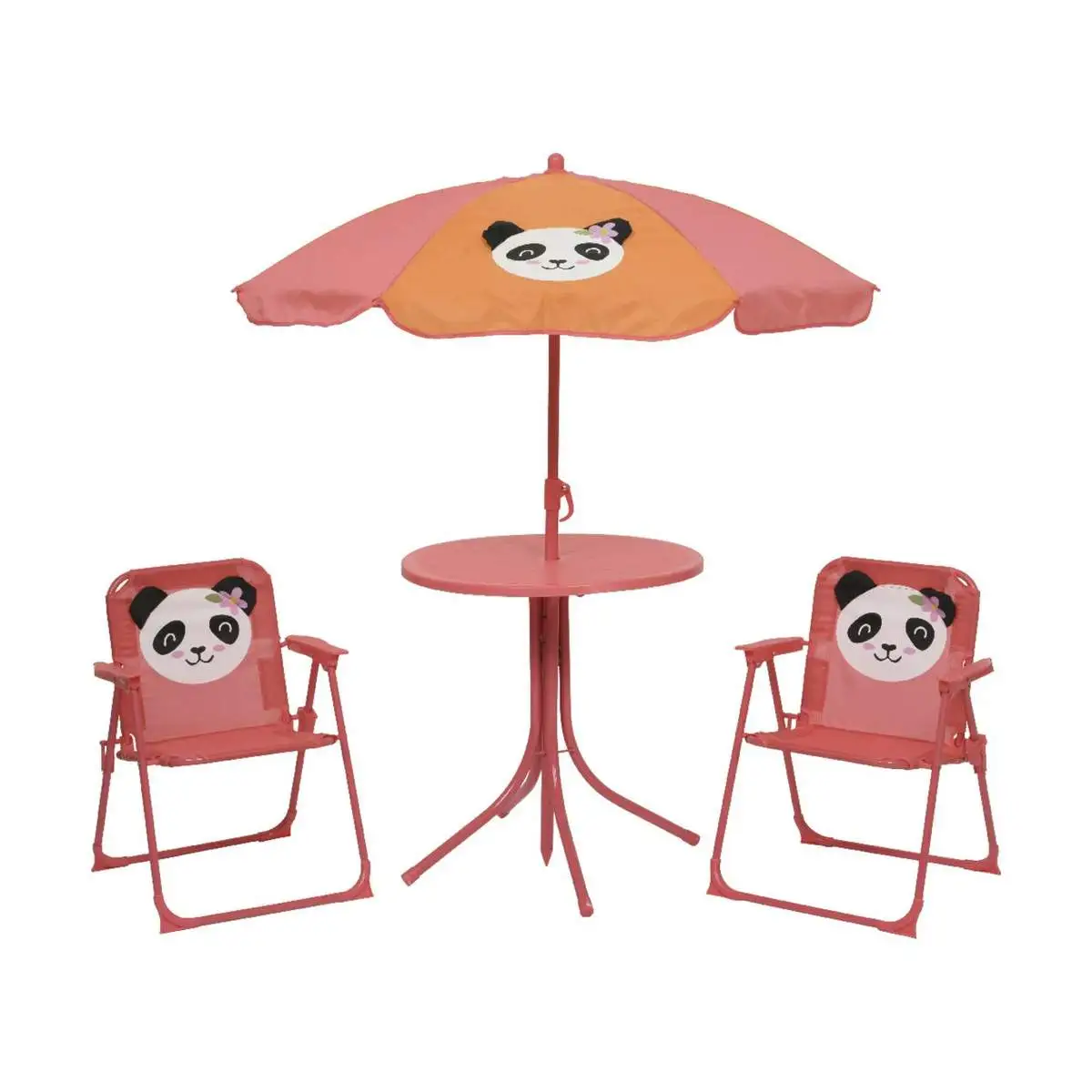 Casa Living Panda Parasolsæt M. Stole - 4 Dele 3 Casa Living Panda Parasolsæt M. Stole - 4 Dele