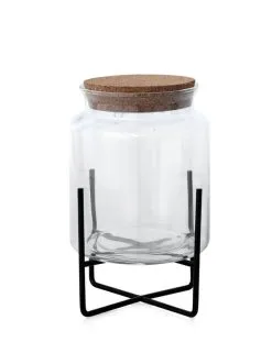 Casa Living Planteglas M. Fod Og Korklåg