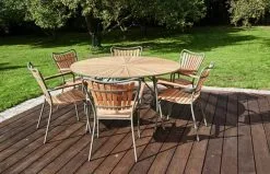 Mandalay Marguerit Havemøbelsæt - 1 Bord Og 6 Stole -Havemøbler Butik 3990 dc7d9785 d74b 4710 b5ea bb9d2da3808c