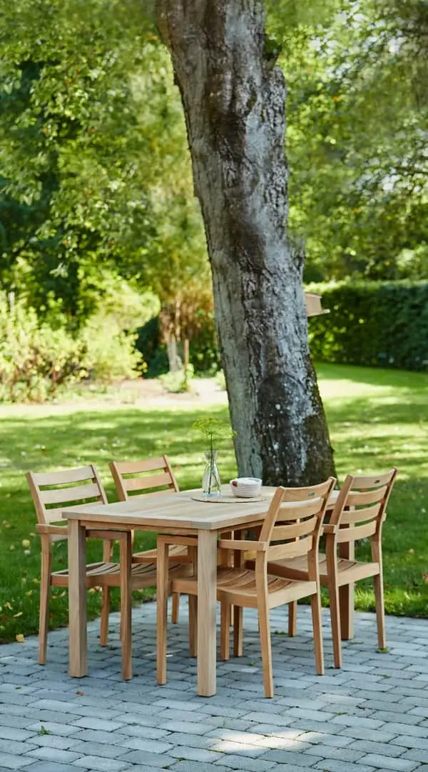 Mandalay Cambridge York Havemøbelsæt - 1 Bord Og 4 Stole 5 Mandalay Cambridge York Havemøbelsæt - 1 Bord Og 4 Stole - Billede 3